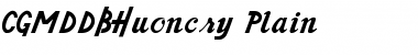 Huoncry-Plain Regular Font
