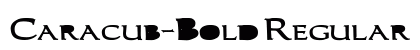 Caracub-Bold Regular preview