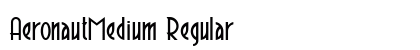 AeronautMedium Regular preview