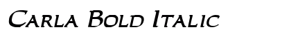 Carla Bold Italic Preview