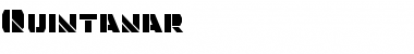 Quintanar Regular Font