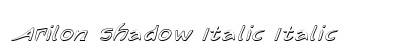 Arilon Shadow Italic Italic preview