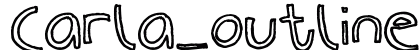 Carla_outline Regular preview