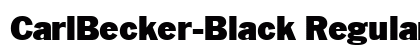 CarlBecker-Black Regular preview