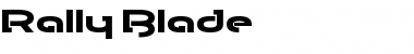 Rally Blade Regular Font