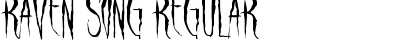 Download Raven Song Font Download Raven Song Font