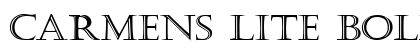 Carmens Lite Bold Extended Bold preview
