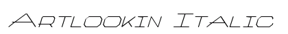 Artlookin Italic preview