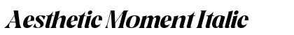 Aesthetic Moment Italic preview