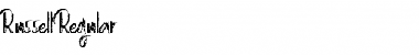 Russell Regular Font