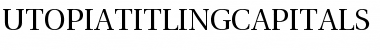 Download UtopiaTitlingCapitals Font