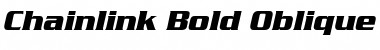 Chainlink Bold Oblique Font