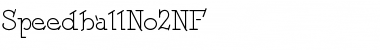 Speedball No 2 NF Regular Font