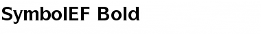 SymbolEF Bold Font