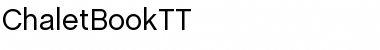 Download ChaletBookTT Font