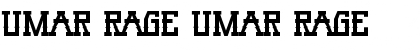 Download Umar Rage Font