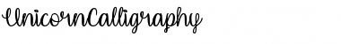 Download Unicorn Calligraphy Font