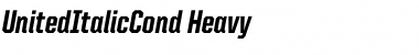 Download United Italic Cond Font Download United Italic Cond Font