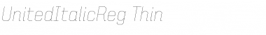 Download United Italic Reg Font