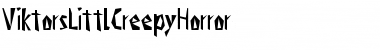 Viktors Littl Creepy Horror Regular Font