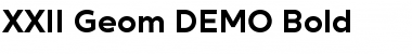 Download XXII Geom DEMO Font