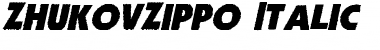 Download Zhukov Zippo Font