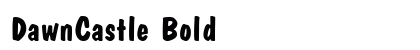 DawnCastle Bold preview