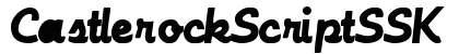 CastlerockScriptSSK Regular preview