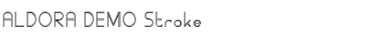 Download ALDORA DEMO Stroke Font Download ALDORA DEMO Stroke Font