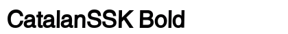 CatalanSSK Bold preview