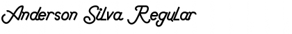 Anderson Silva Regular Font Anderson Silva Regular Font