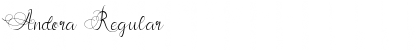 Andora Regular Font Andora Regular Font