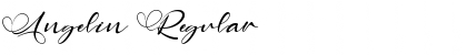Angelin Regular Font