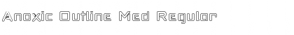 Anoxic Outline Med Regular Font