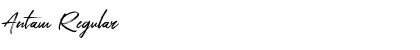 Antam Regular Font