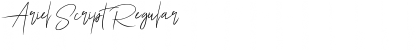 Ariel Script Regular Font