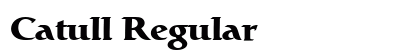 Catull Regular preview