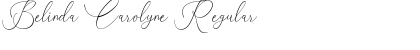 Download Belinda Carolyne Font