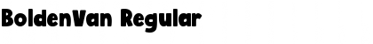 Download BoldenVan Font