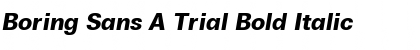 Download Boring Sans A Trial Font