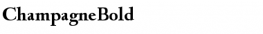 Download ChampagneBold Font