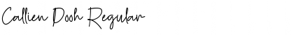 Callien Pooh Regular Font