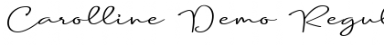 Download Carolline Demo Font Download Carolline Demo Font