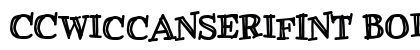CCWiccanSerifInt Bold preview