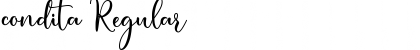 condita Regular Font