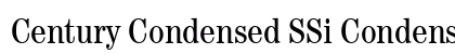 Century Condensed SSi Condensed preview