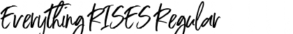 Download Everything RISES Font Download Everything RISES Font