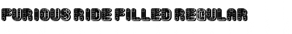 Furious Ride Filled Regular Font