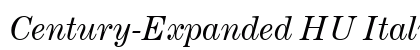 Century-Expanded HU Italic preview