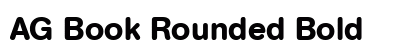 AG Book Rounded Bold Preview
